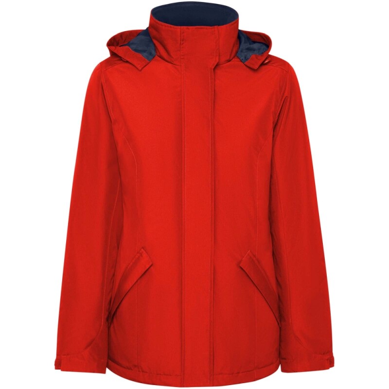 Dámská zateplená softshellová parka Roly Notus, velikost 2XL, červená