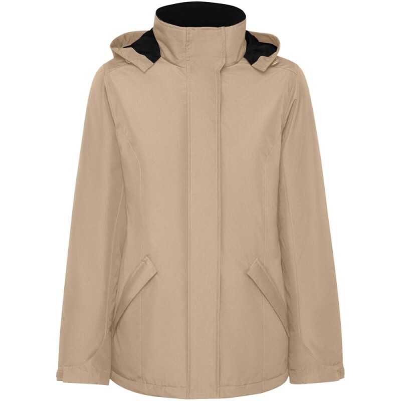 Dámská zateplená softshellová parka Roly Notus, velikost 2XL, světle hnědá