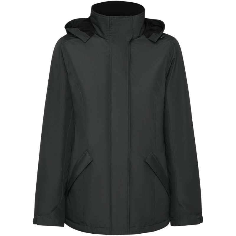 Dámská zateplená softshellová parka Roly Notus, velikost S, tmavě šedá