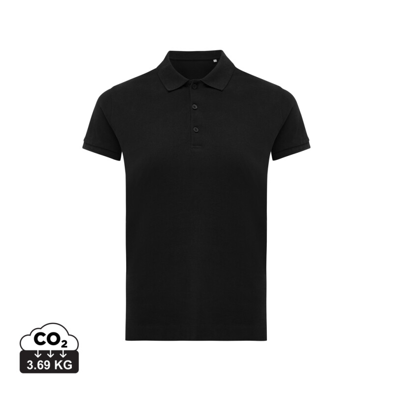 Dámské polo tričko Iqoniq Yosemite, černá, velikost 3XL