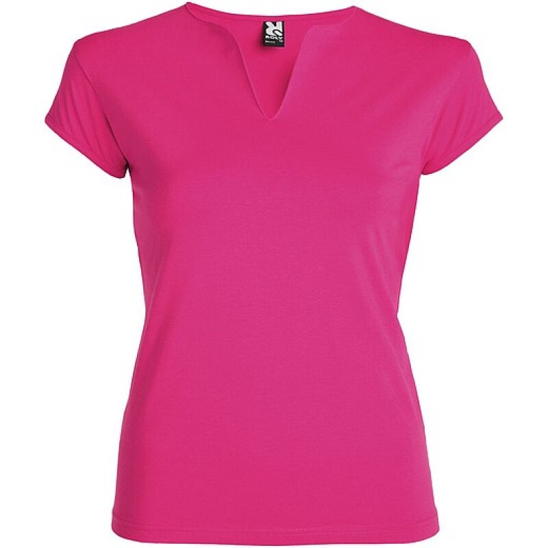 Dámské tričko s krátkým rukávem, ROLY BELICE, růžová, vel. 2XL