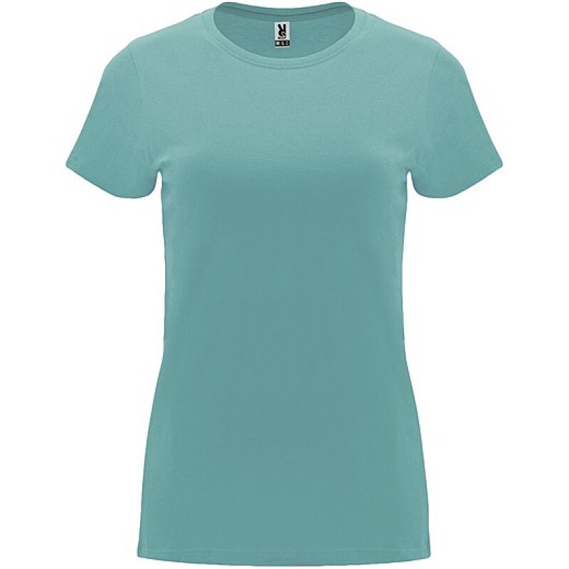Dámské tričko s krátkým rukávem, ROLY CAPRI, modrošedá, 2XL