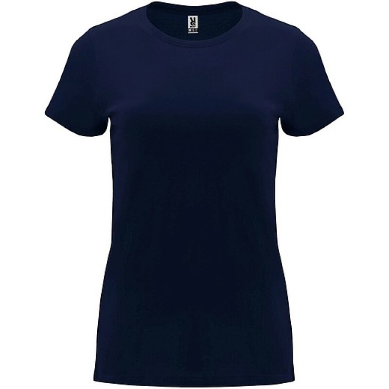 Dámské tričko s krátkým rukávem, ROLY CAPRI, navy, vel. L