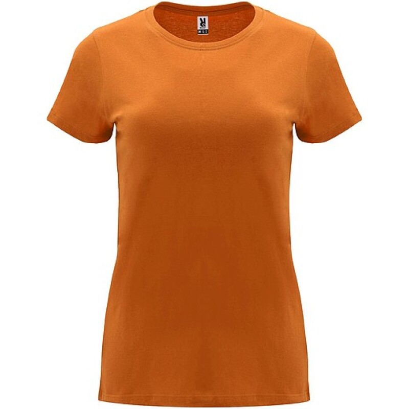 Dámské tričko s krátkým rukávem, ROLY CAPRI, oranžová, vel. S