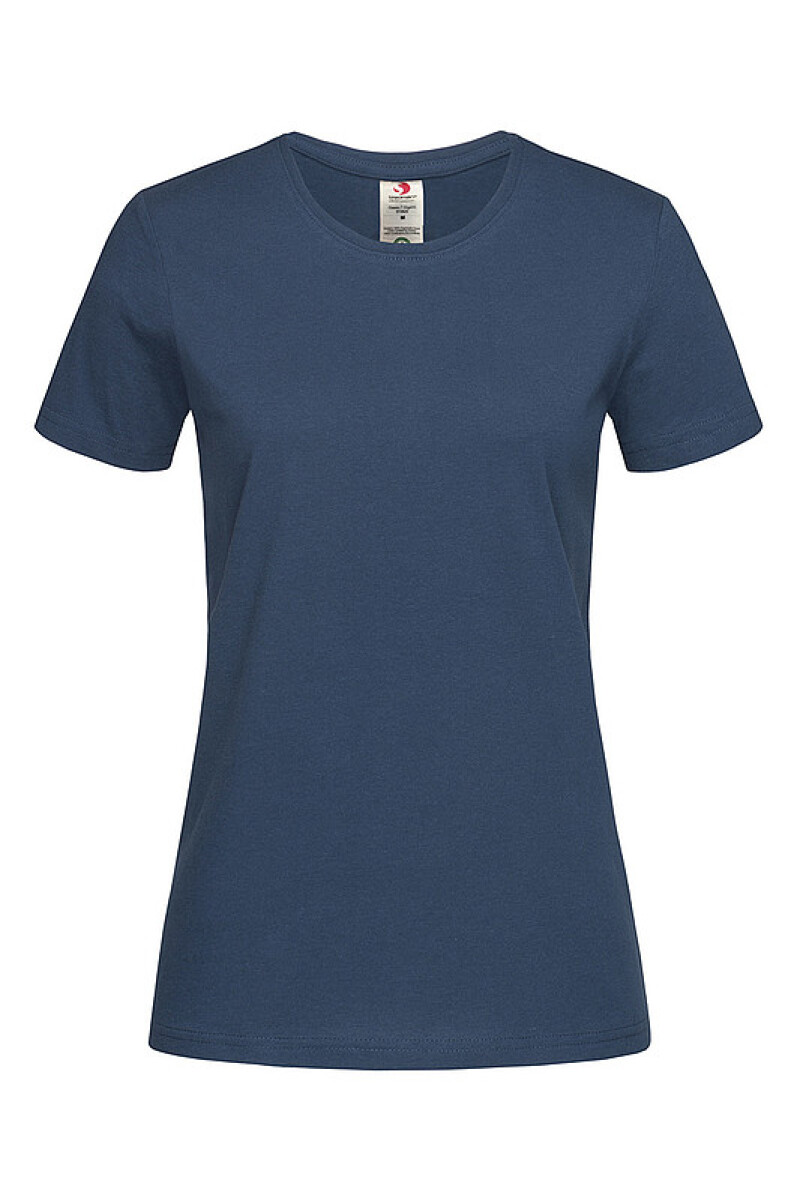 Dámské tričko STEDMAN CLASSIC-T ORGANIC WOMEN z bio bavlny, námořní modrá, S