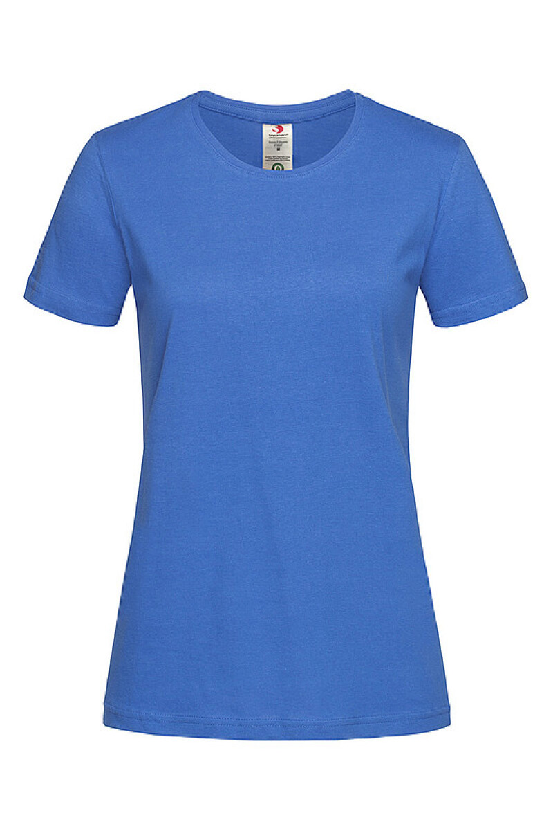 Dámské tričko STEDMAN CLASSIC -T ORGANIC WOMEN z bio bavlny, sv. král. modrá S