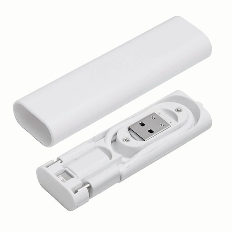 YENIER Datový a nabíjecí kabel v pouzdře, bílá