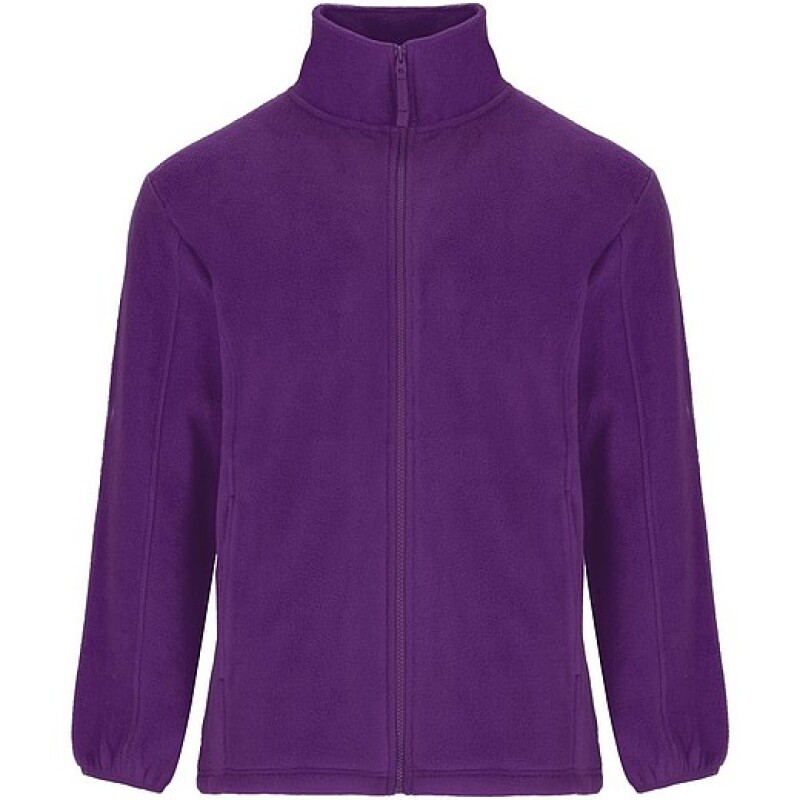 Dětská fleecová celorozepínací bunda, ROLY ARTIC, Purpurová, vel. 10