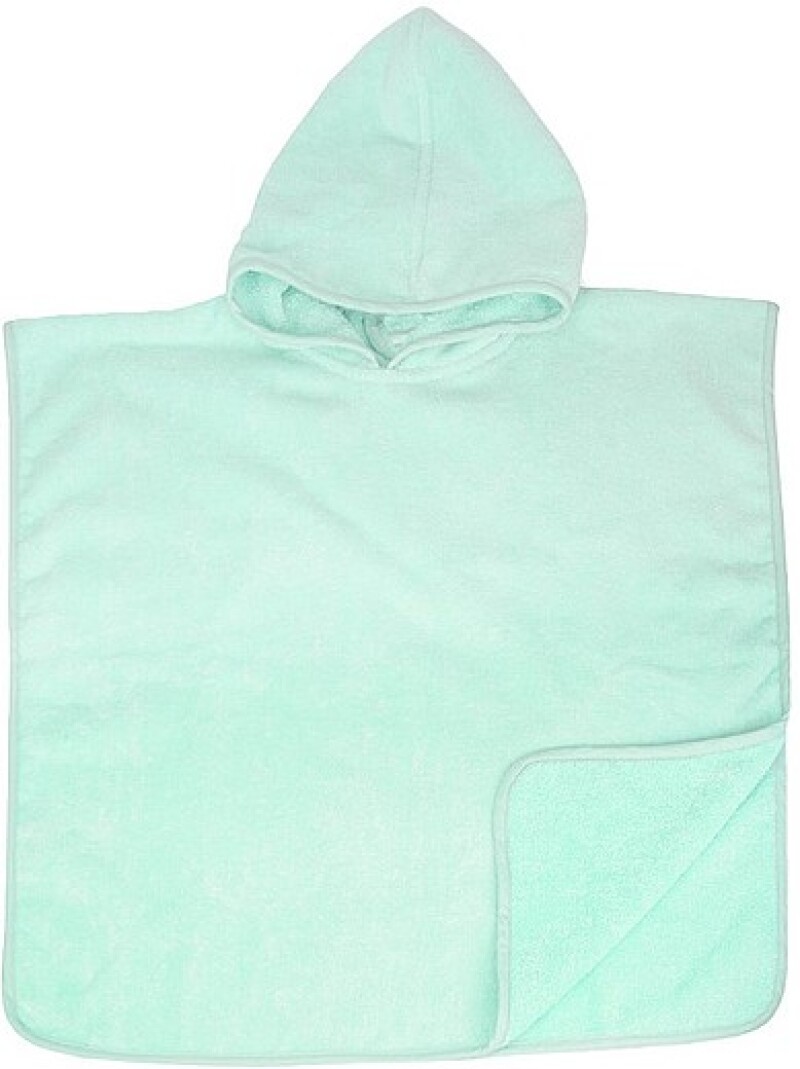 Dětské ručníkové pončo 450 gr/m2 mátová