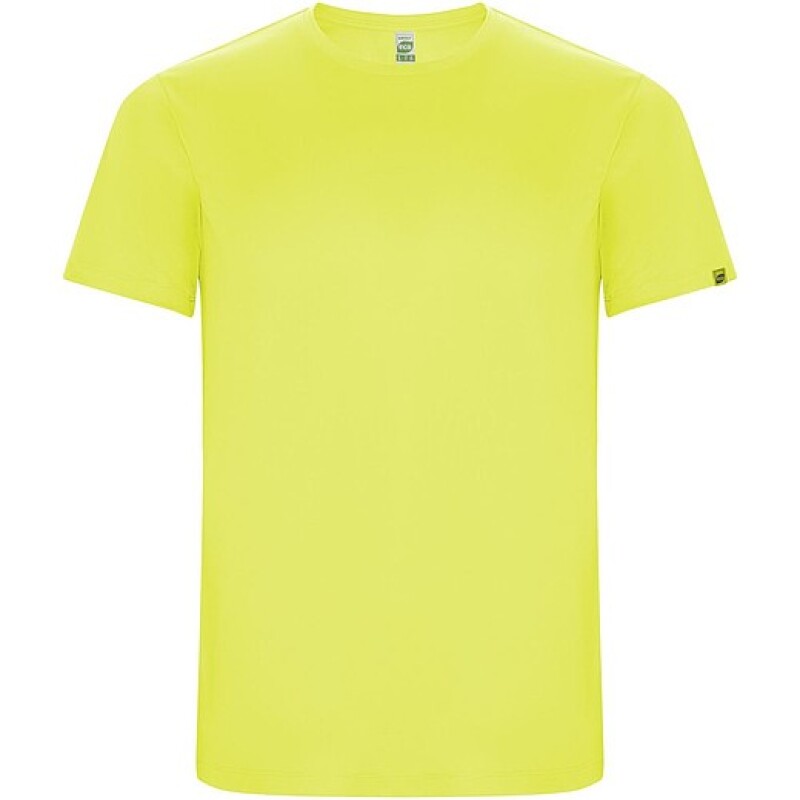 Dětské sportovní tričko s krátkým rukávem, ROLY IMOLA, fluorescenční žlutá, vel. 12