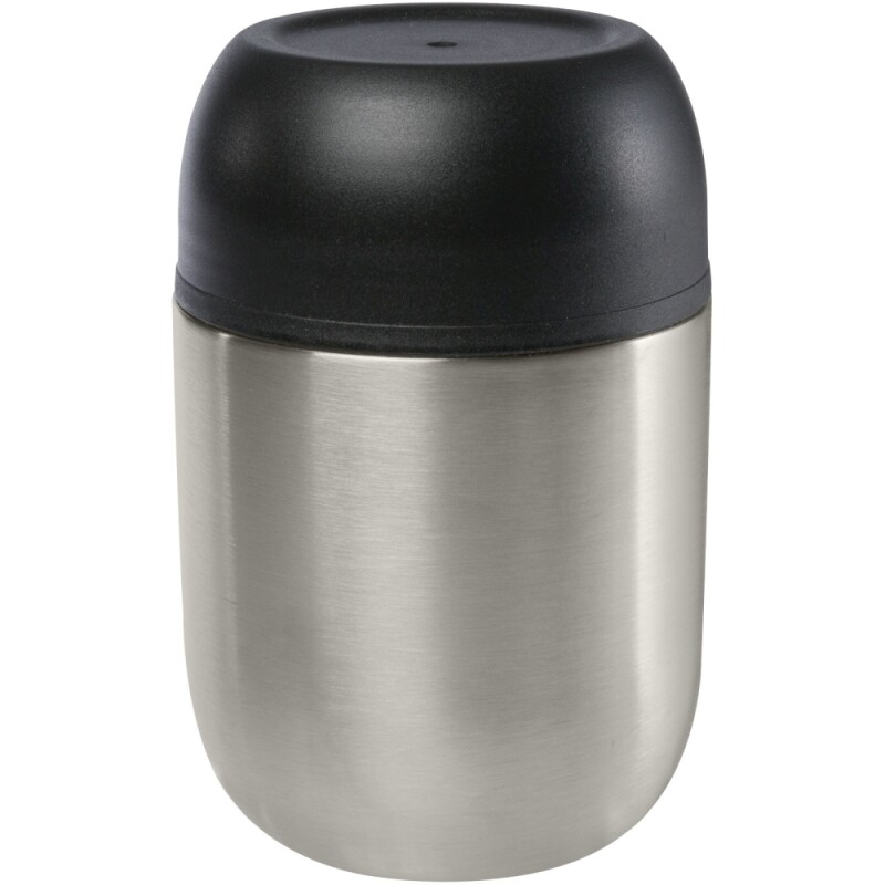 Dvouplášťová nádoba na svačinu 480 ml, stříbrný