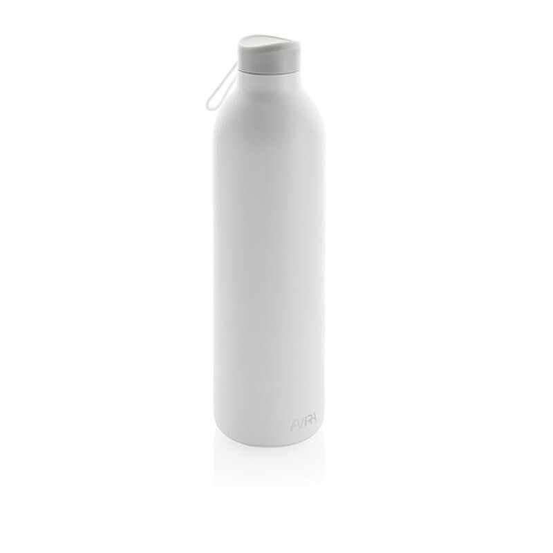 LARNAKA Vakuová termoska z recyklované nerezové oceli, 1000 ml, bílá