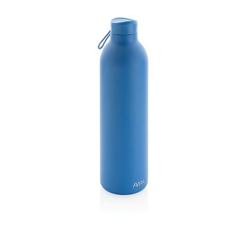 LARNAKA Vakuová termoska z recyklované nerezové oceli, 1000 ml, světle modrá