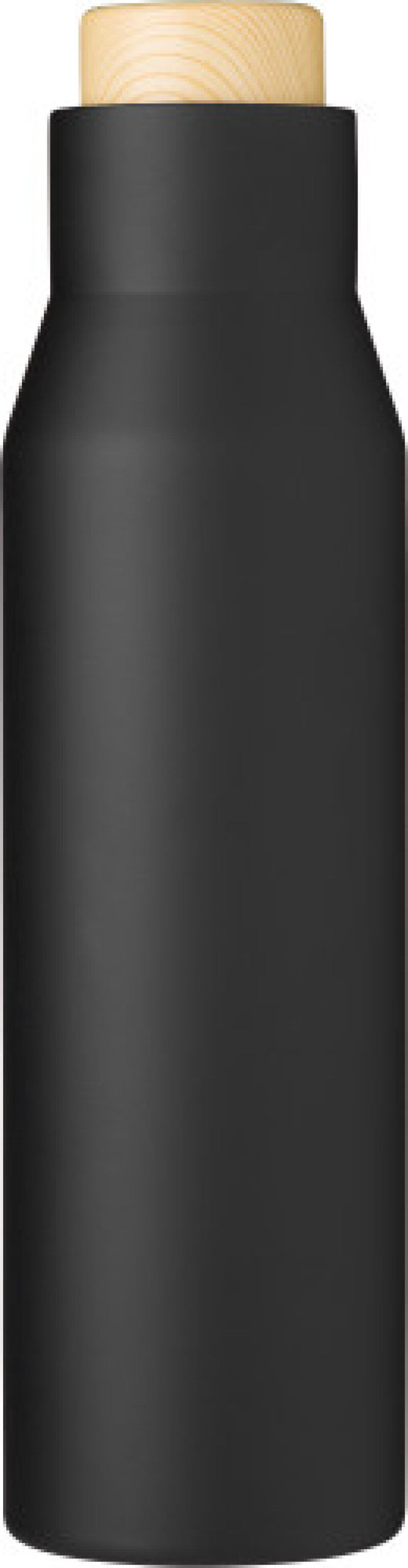 TUZLA Dvoustěnná vakuová termoska z nerezové oceli, 500 ml, černá