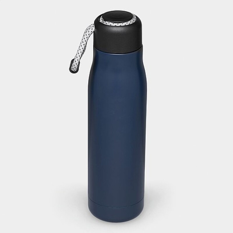 DALAGO Dvoustěnná termoska z nerezové oceli s poutkem, 500 ml, modrá