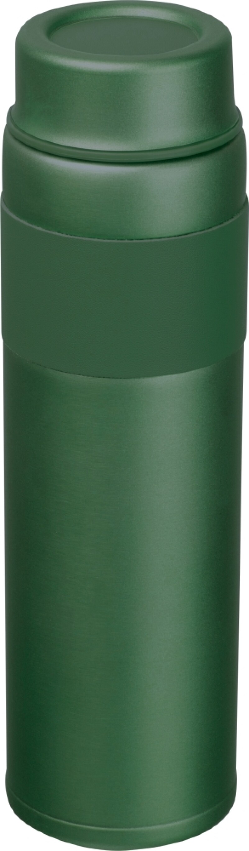 TESSA Dvoustěnná vakuová nerezová termoska, 600 ml, tmavě zelená