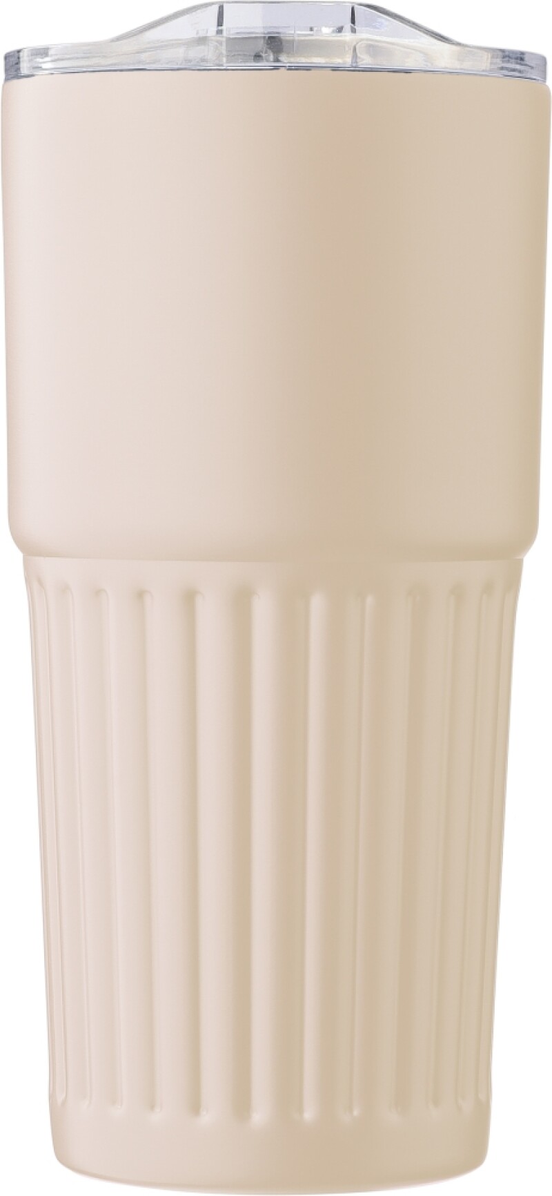SEMREON Dvoustěnný termohrnek z recyklované nerezové oceli, 500 ml, béžová