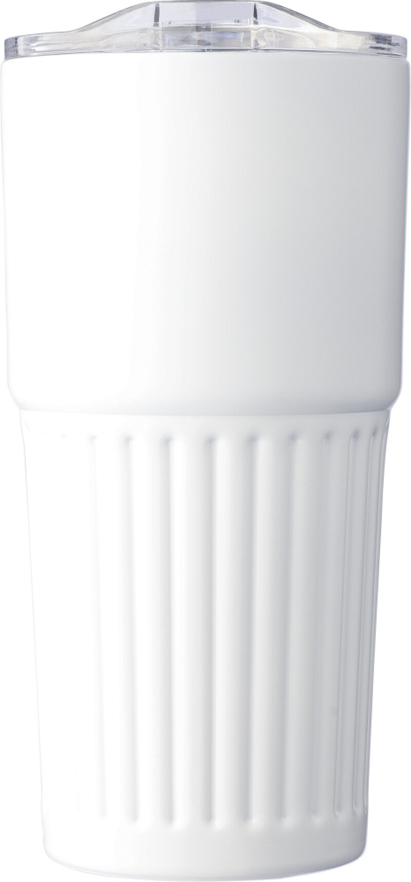 SEMREON Dvoustěnný termohrnek z recyklované nerezové oceli, 500 ml, bílá