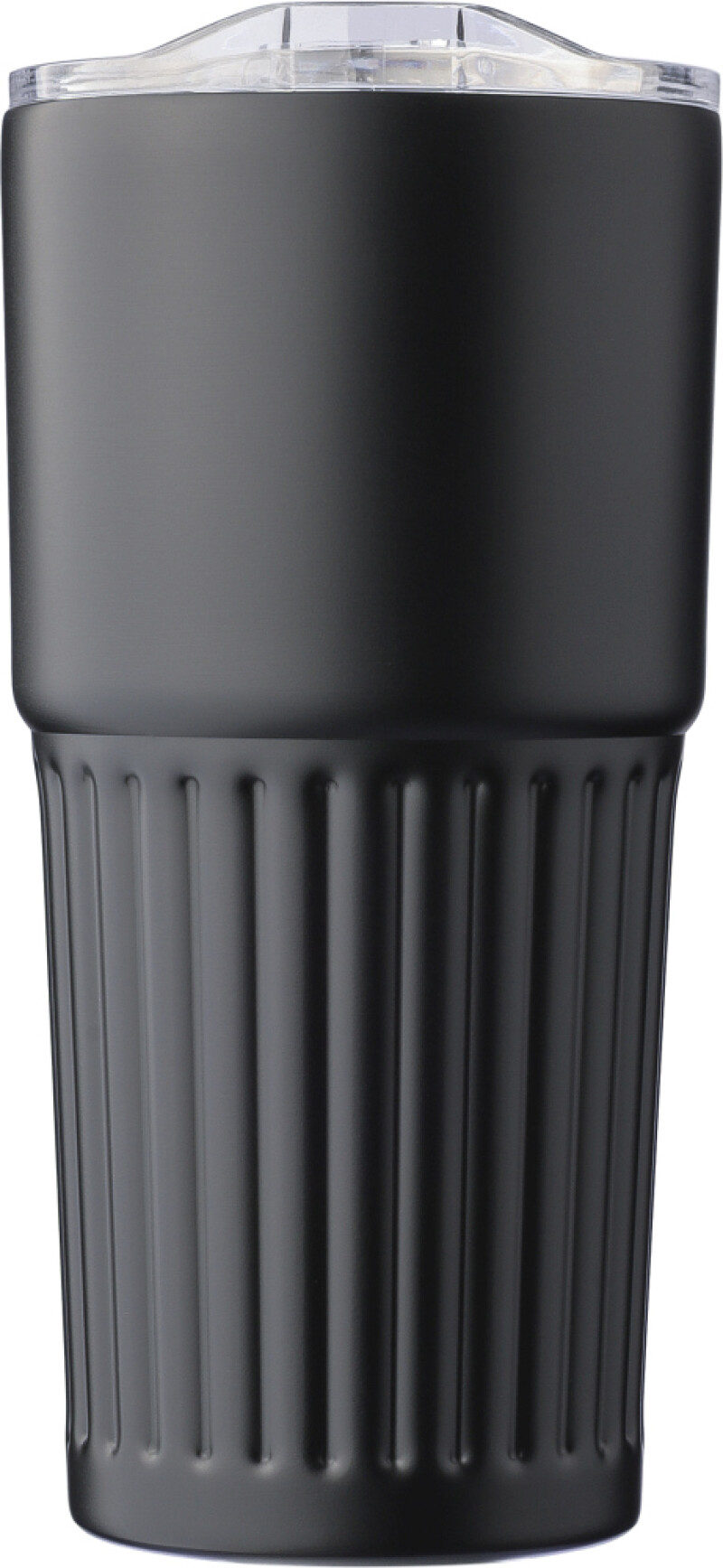 SEMREON Dvoustěnný termohrnek z recyklované nerezové oceli, 500 ml, černá