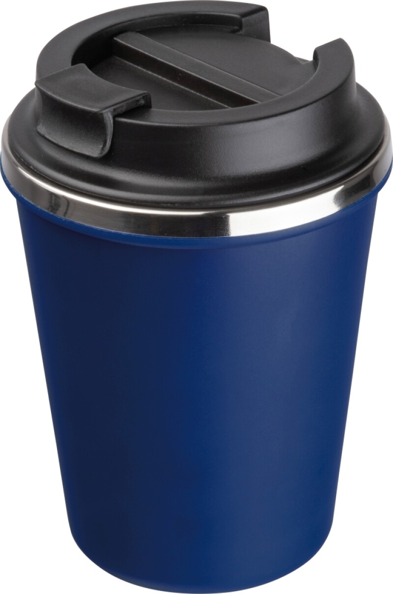 Dvoustěnný nerezový termohrnek 350 ml, tmavě modrá