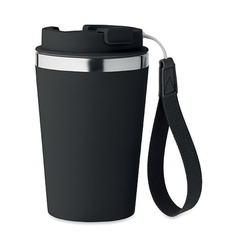Dvoustěnný termohrnek 350 ml, černá