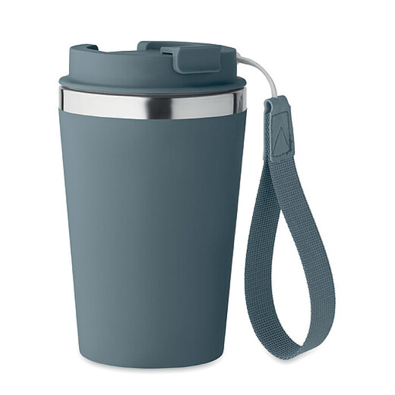 Dvoustěnný termohrnek, 350 ml, petrolejová