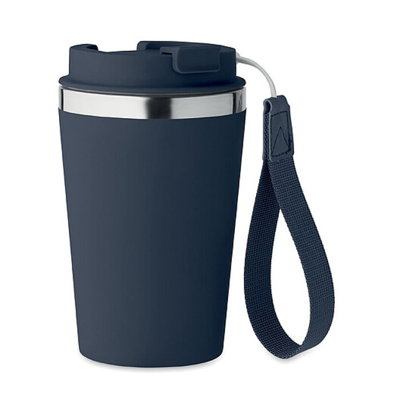 Dvoustěnný termohrnek, 350 ml, tmavá námořní modrá
