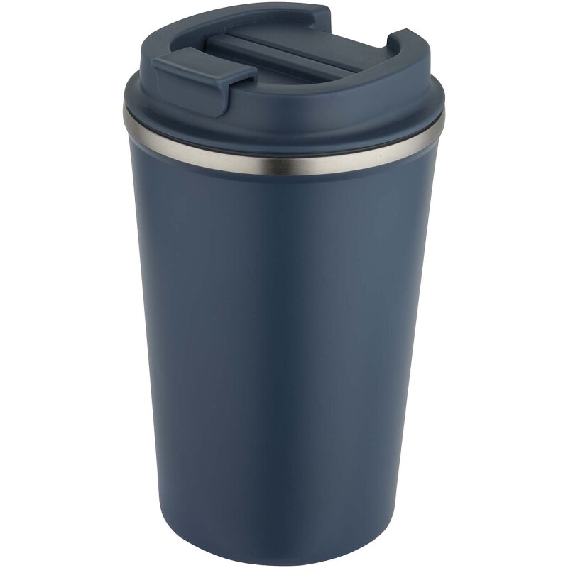 Dvoustěnný vakuově izolovaný termohrnek z nerezové oceli 350 ml, petrolejová