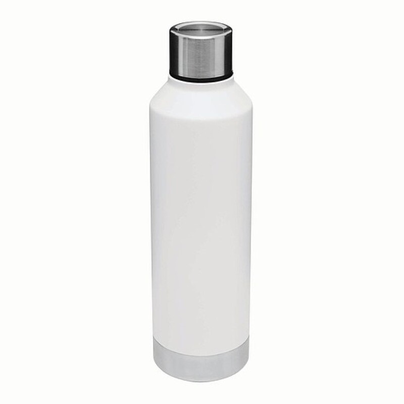 Dvouvrstvá nerezová láhev na pití, 500ml, bílá