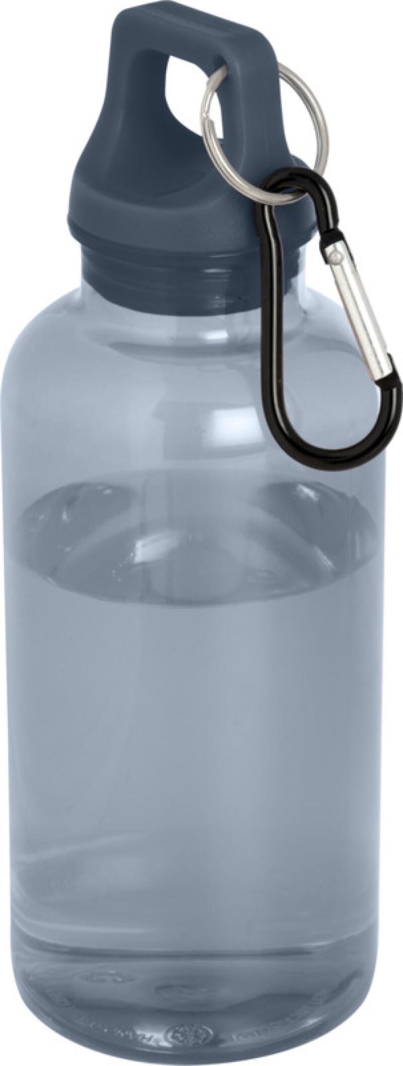 VASEALA Láhev z RPET s karabinou, 400 ml, modrošedá