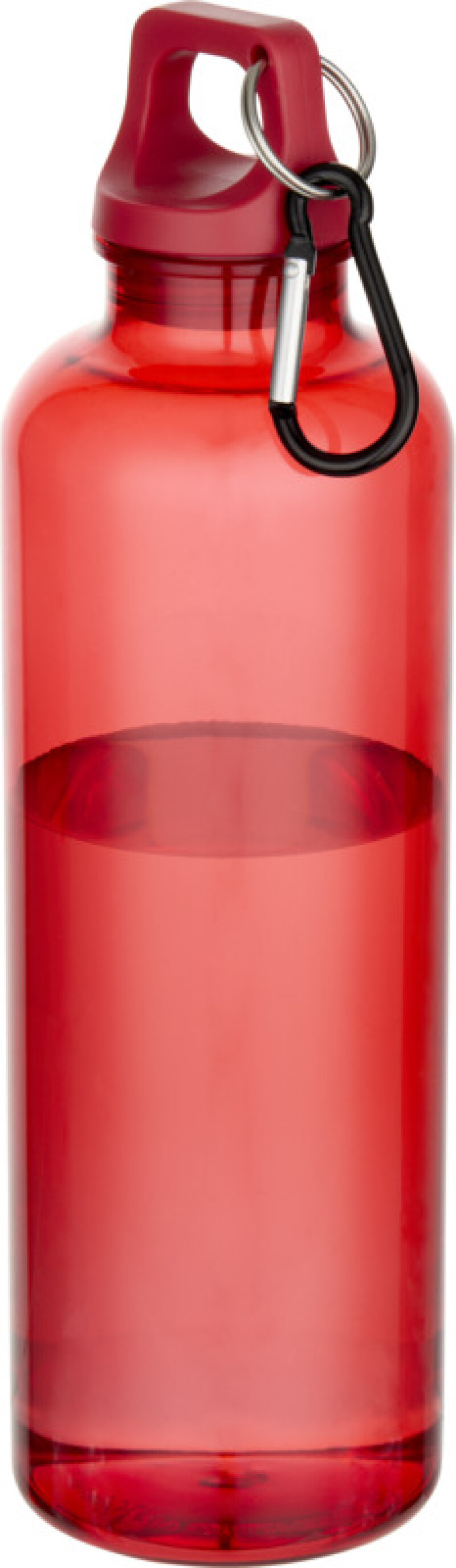 MIKNURA Láhev z RPET s karabinou 750 ml, červená