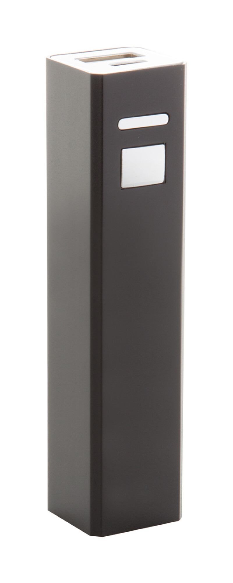 Hliníková powerbanka 2200mAh, černá