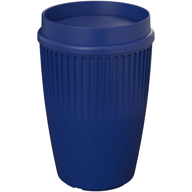 Hrnek s 360° víčkem 350 ml, modrá