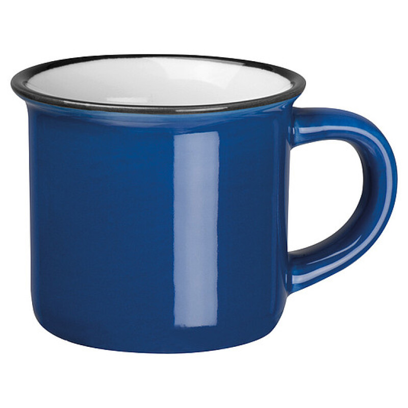 YAMAN Malý keramický hrnek na espresso, 60 ml, modrá
