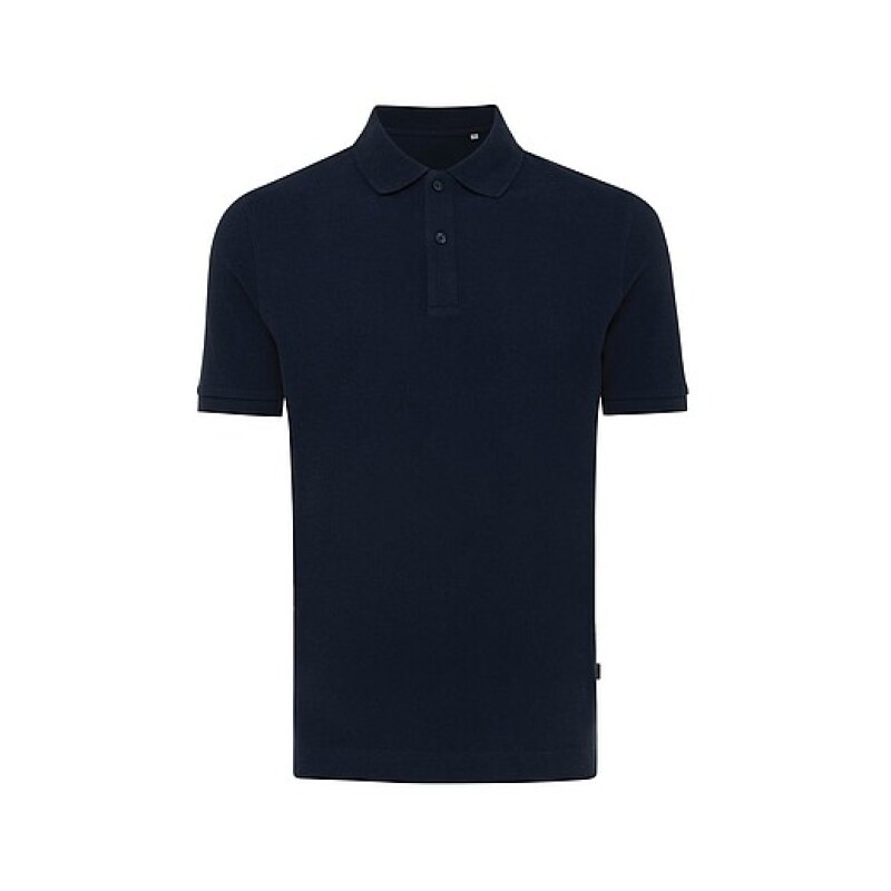 Unisex polotriko Iqoniq Yosemite z recyklované bavlny, námořní modrá, XS