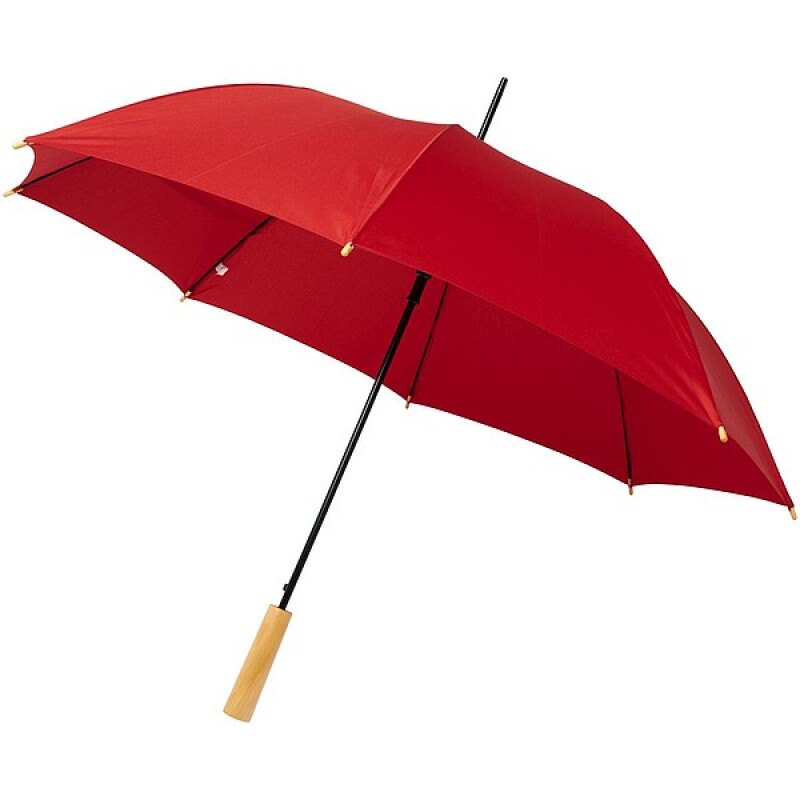 Jednobarevný deštník z recyklovaného PET , průměr 102 cm, bílá