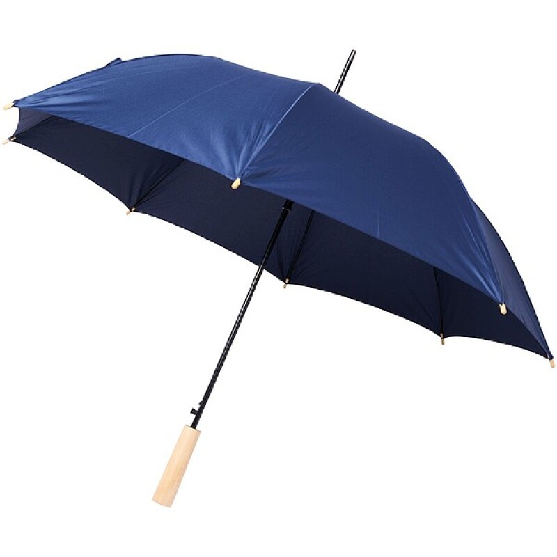 Jednobarevný deštník z recyklovaného PET , průměr 102 cm, černá