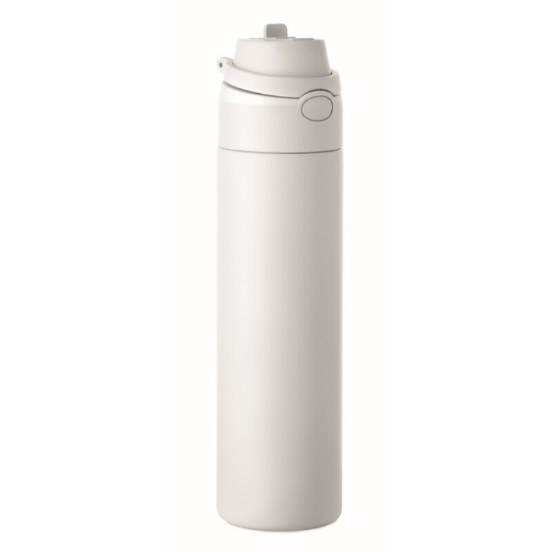 RENGIN Jednostěnná láhev z nerezové oceli 650 ml, bílá
