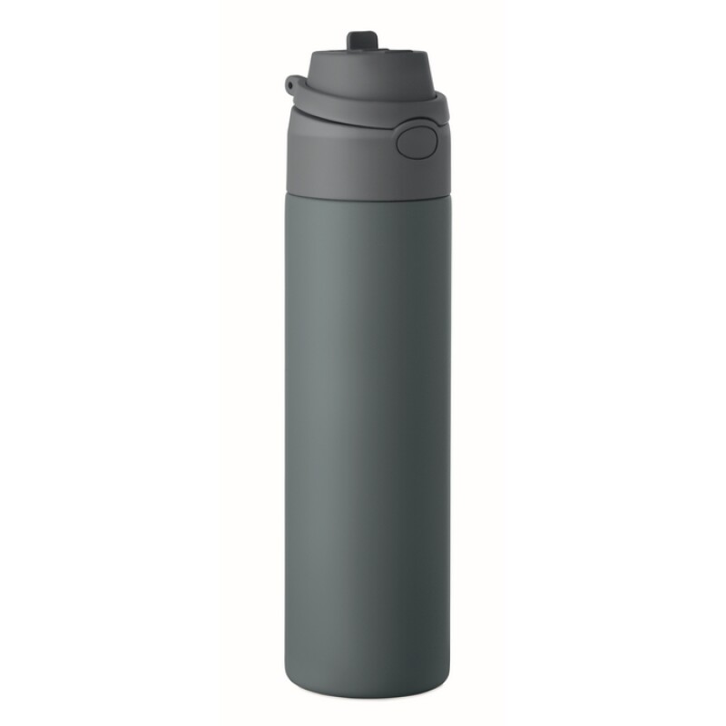 RENGIN Jednostěnná láhev z nerezové oceli 650 ml, modrošedá