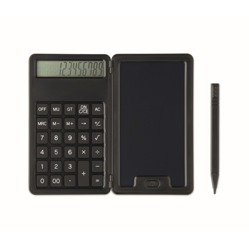Kalkulačka s LCD tabletem, černá