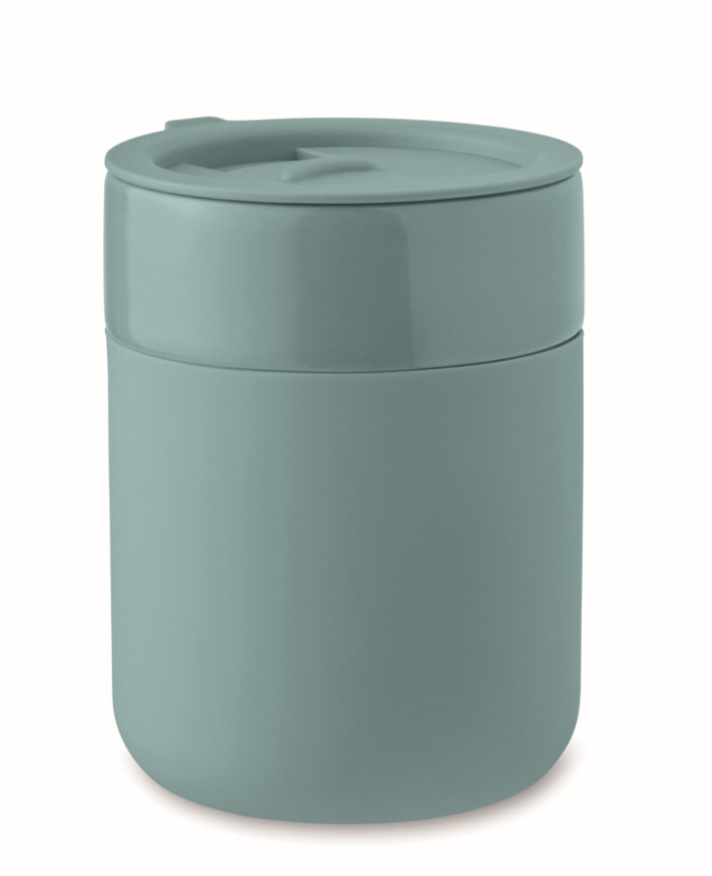 Keramický pohárek 330 ml, petrolejová