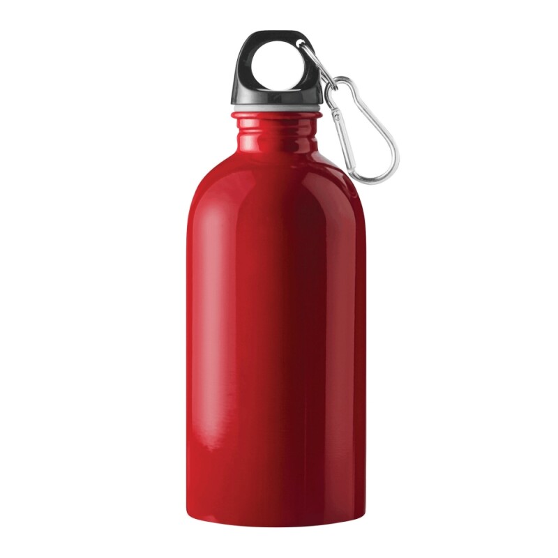 Láhev na pití z nerezové oceli 400 ml, červená