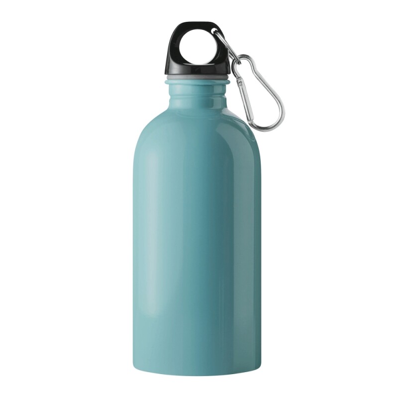 Láhev na pití z nerezové oceli 400 ml, tyrkysová