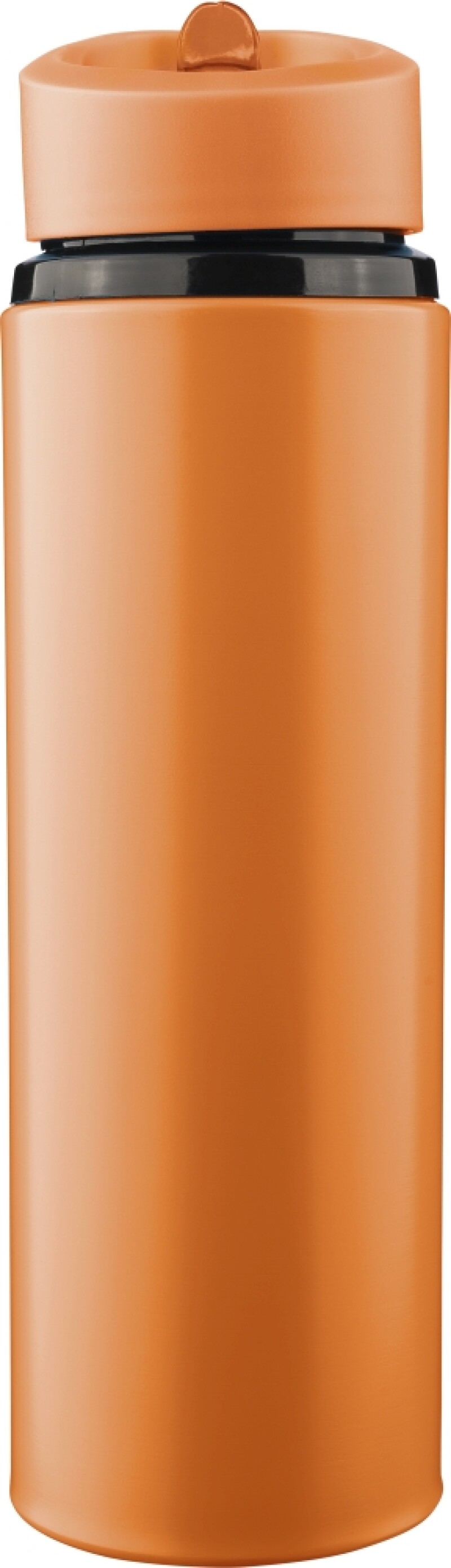 NEVRA Láhev na pití z recyklované nerezové oceli, 500 ml, oranžová