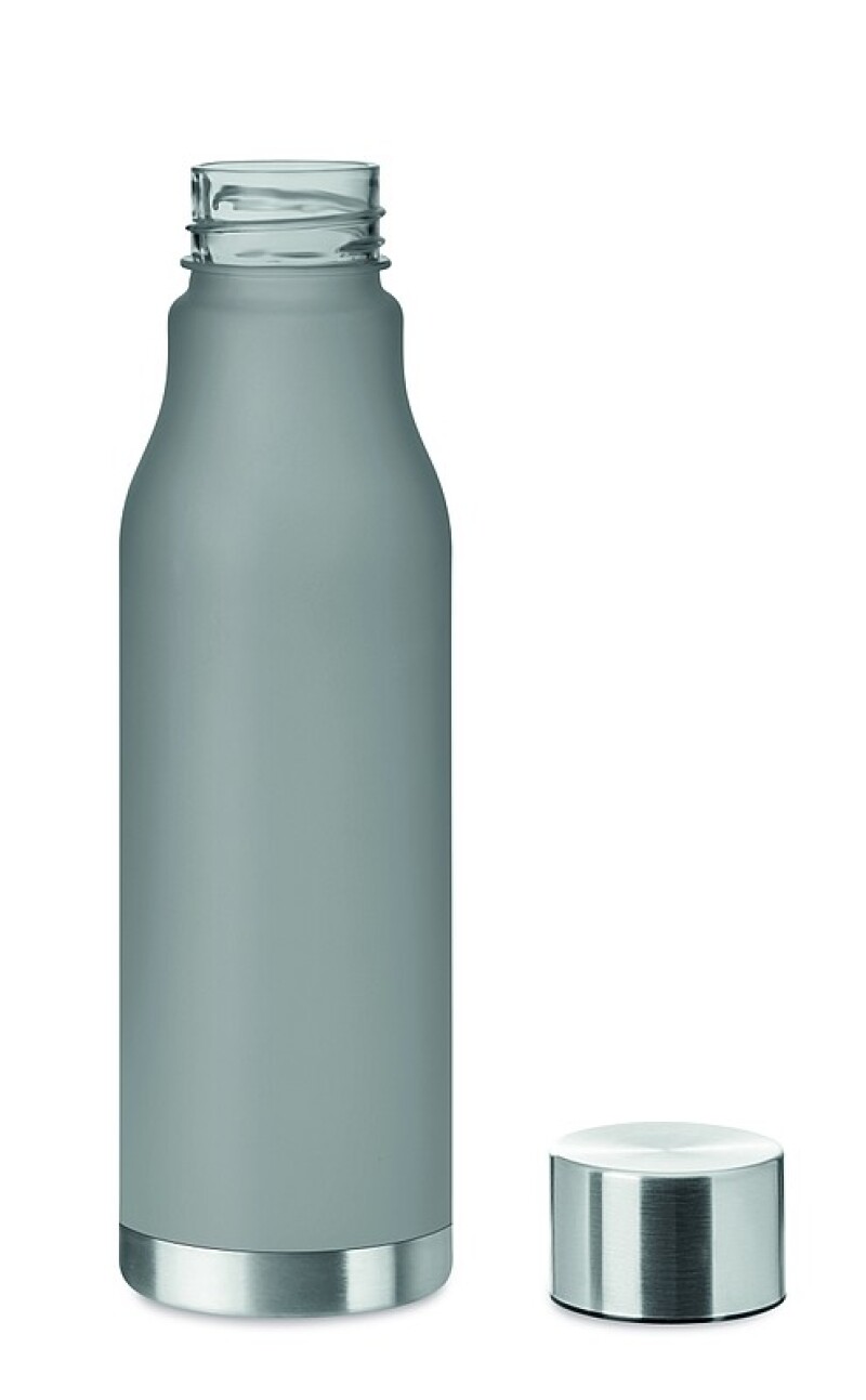 Láhev na pití z RPET, 600ml, šedá