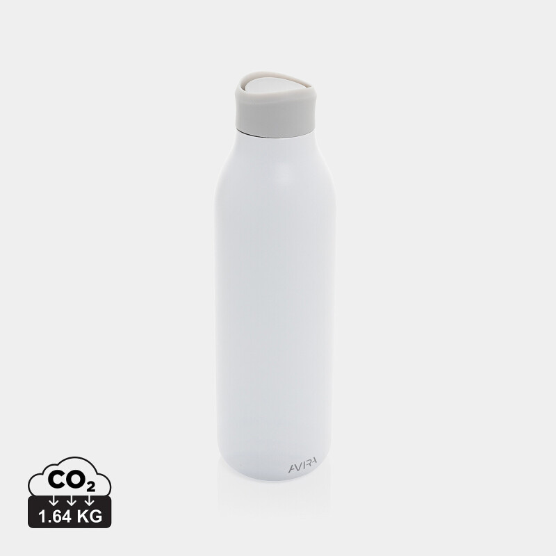 Láhev na vodu 600ml z nerezové oceli, bílá