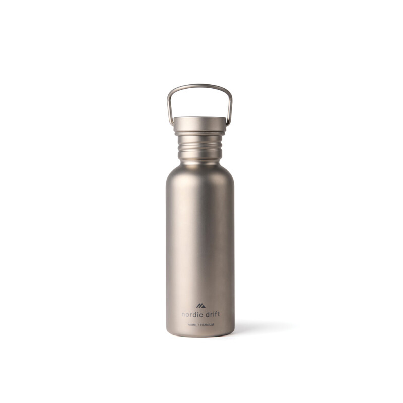Láhev na vodu Nordic Drift 600ml, stříbrná