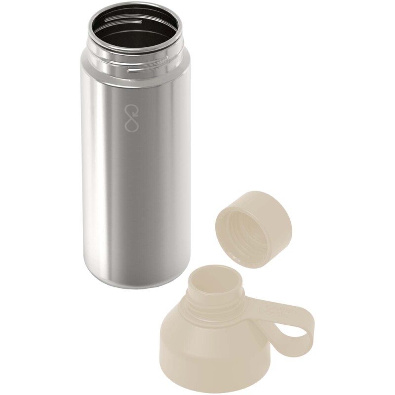 Láhev na vodu o objemu 620 ml Ocean Bottle, světle krémová
