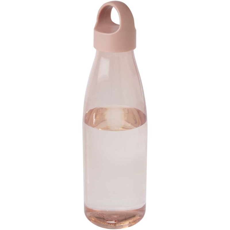 Láhev na vodu z recyklovaného plastu 800 ml, jemně růžová