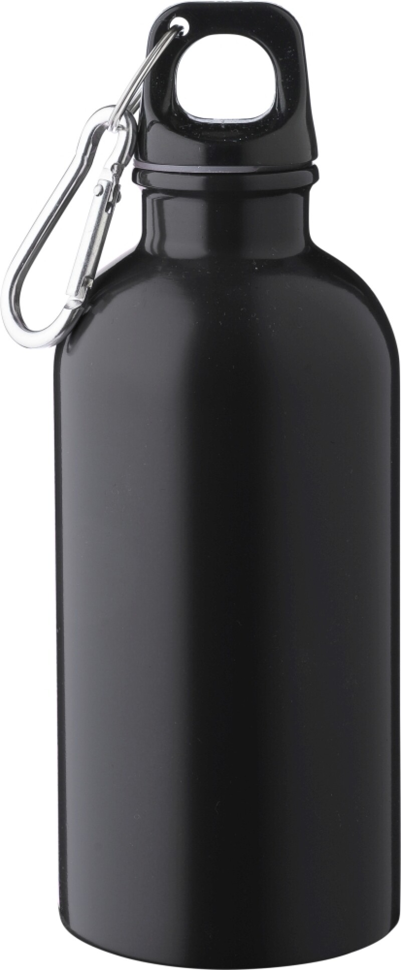 Láhev z recyklované nerezové oceli 400 ml, černá